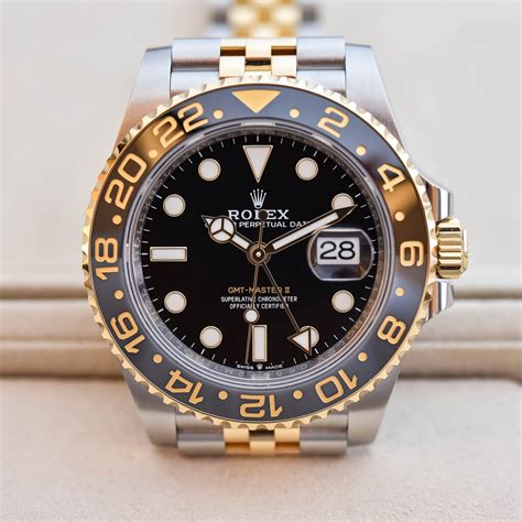 rolex gmt master 2 oro|rolex master 2 gold bracelet.